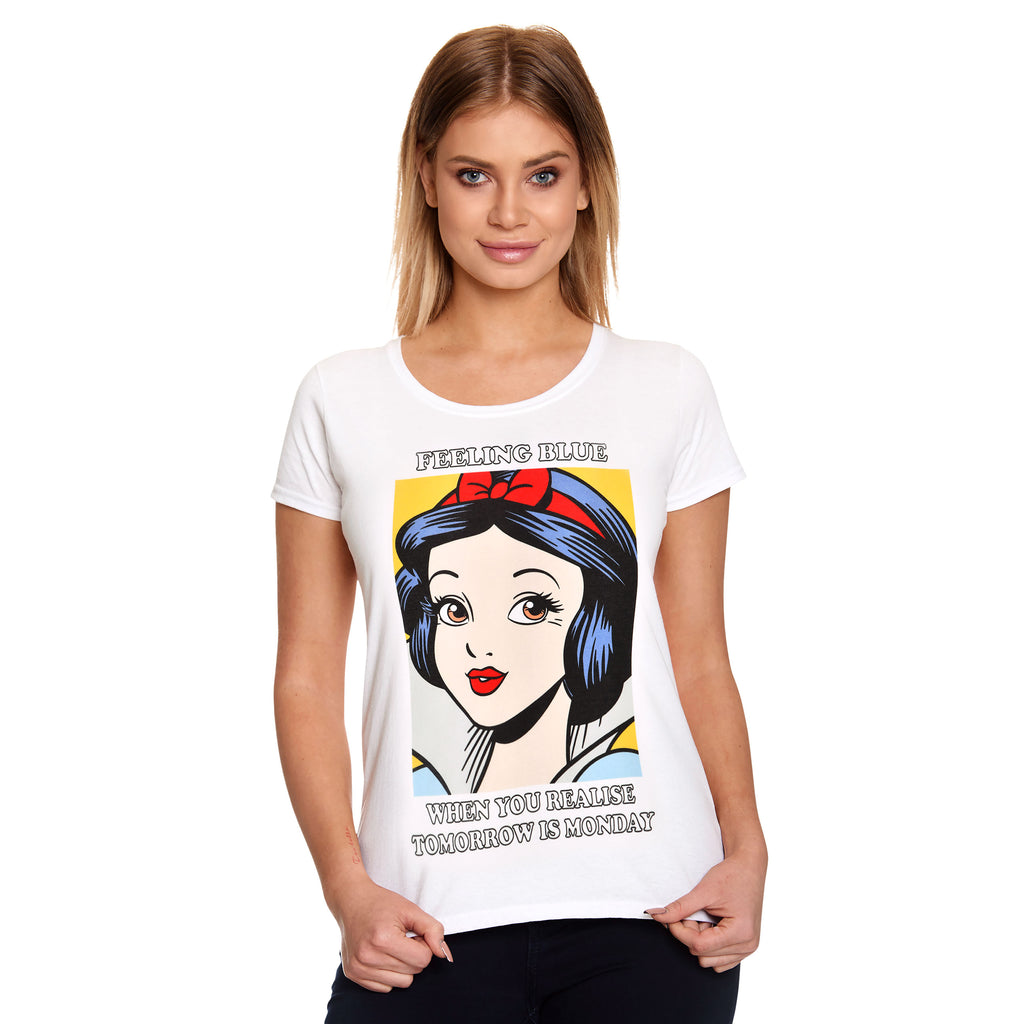 Produktbild Schneewittchen - Portrait T-Shirt Damen weiß