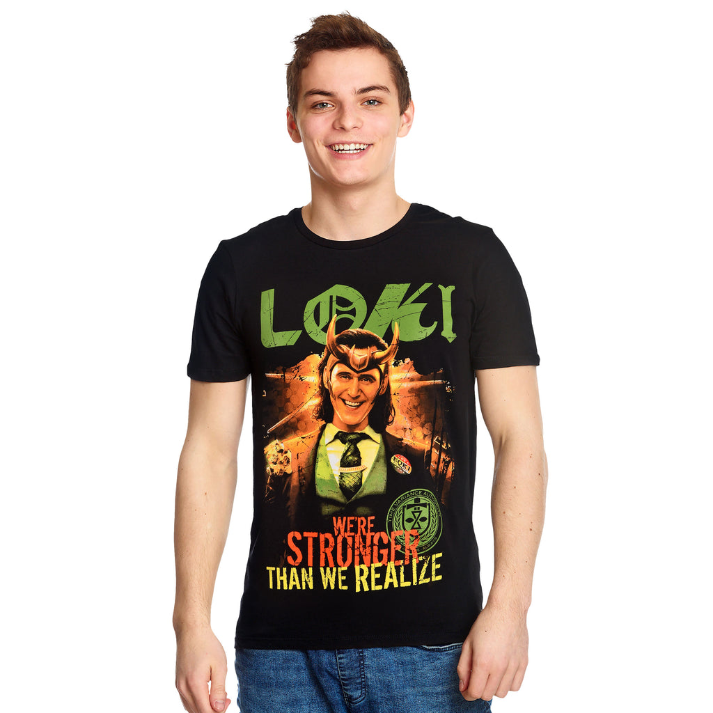 Produktbild Loki - We're Stronger Than We Realize T-Shirt schwarz