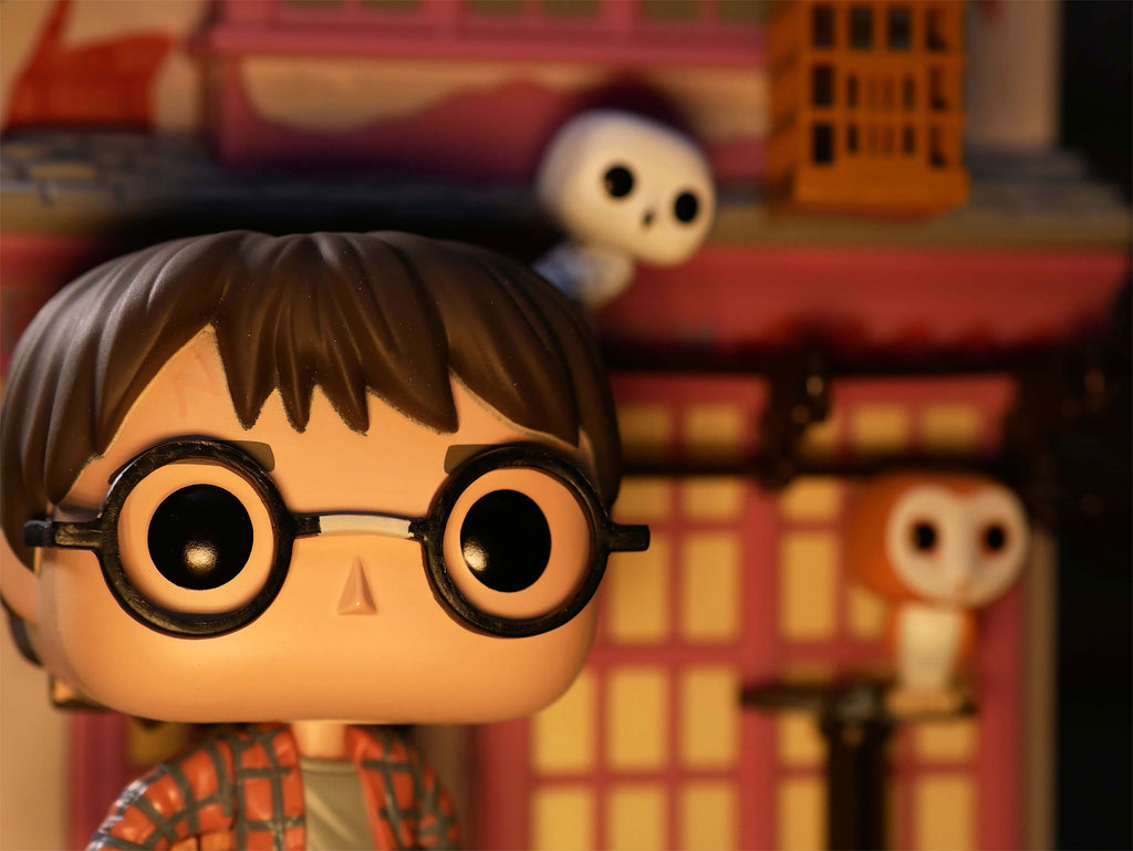 Produktbild Harry Potter und Eeylops Eulenkaufhaus Funko Pop Figur mit Diorama