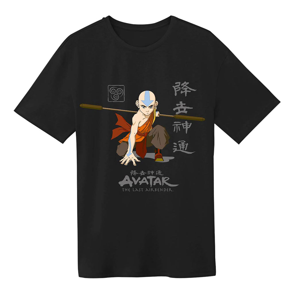 Produktbild Avatar Der Herr der Elemente - Aang Ready For Battle T-Shirt schwarz