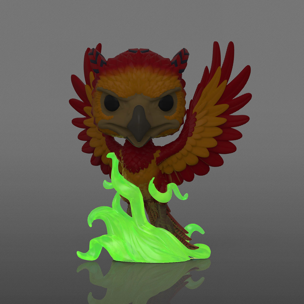 Produktbild Fawkes T-Shirt mit Funko Pop Glow in the Dark Figur - Harry Potter