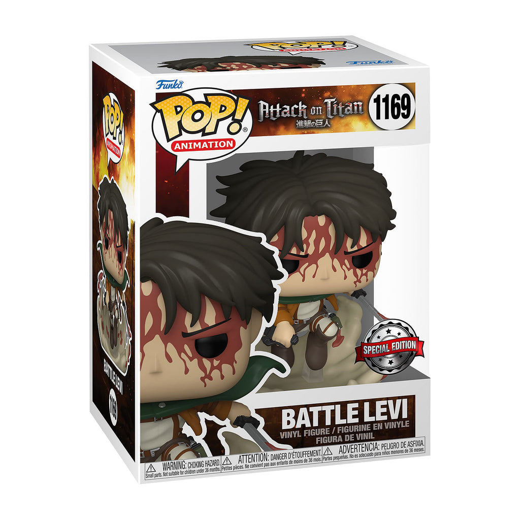 Attack on Titan - Battle Levi Funko Pop Figur