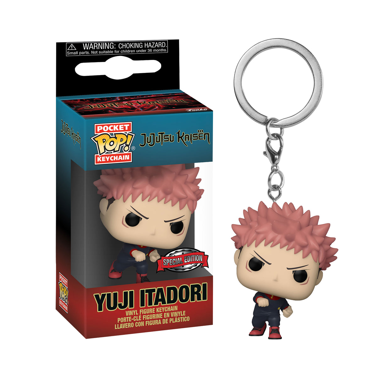 Produktbild Jujutsu Kaisen - Itadori Funko Pop Schlüsselanhänger