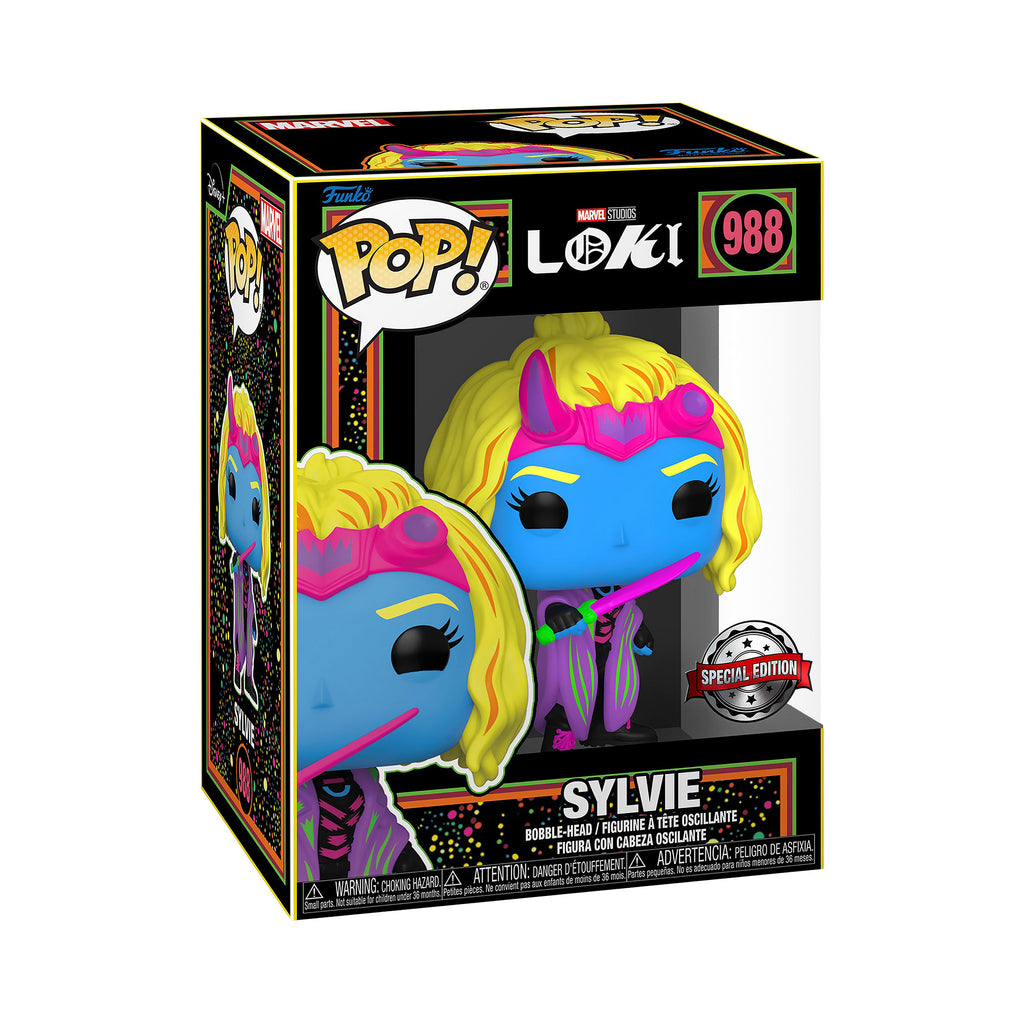 Produktbild Loki - Sylvie Blacklight Funko Pop Wackelkopf-Figur
