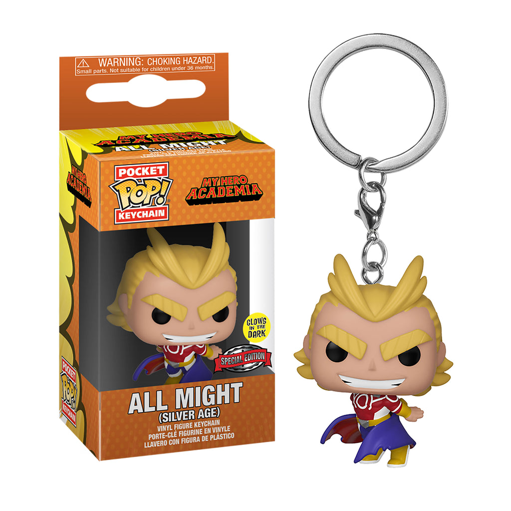 My Hero Academia - All Might Silver Age Funko Pop Schlüsselanhänger
