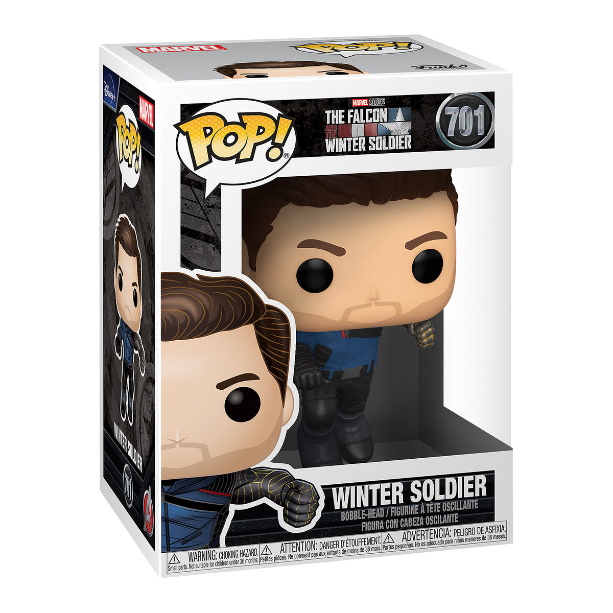 Produktbild Winter Soldier Funko Pop Wackelkopf-Figur - The Falcon and the Winter Soldier