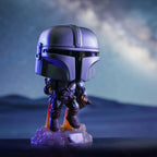 Produktbild Mando Glow in the Dark Funko Pop Wackelkopf-Figur - Star Wars The Mandalorian