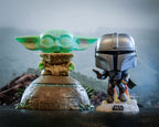 Produktbild Mando Glow in the Dark Funko Pop Wackelkopf-Figur - Star Wars The Mandalorian