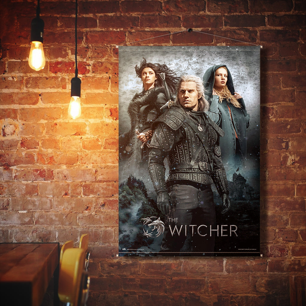 Produktbild Witcher - Geralt, Ciri und Yennefer Wall Scroll