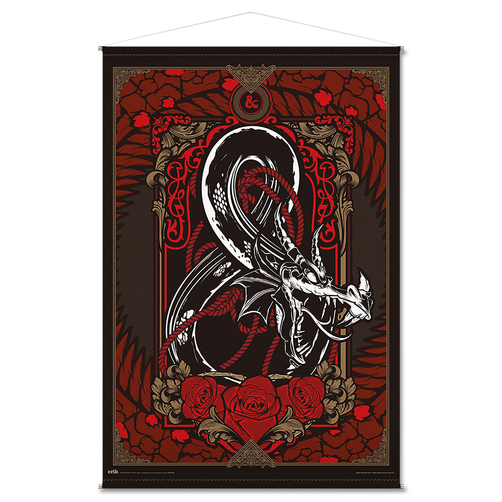 Produktbild Dragon Ampersand Logo Wall Scroll - Dungeons & Dragons