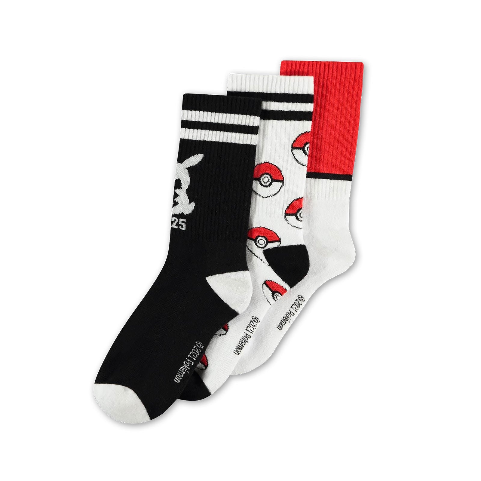 Produktbild Pokemon - Pokeball Socken 3er Set
