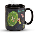 Produktbild Rick and Morty - Portals Thermoeffekt Tasse
