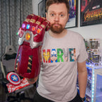 Produktbild Marvel - Logo Comic Heroes T-Shirt grau
