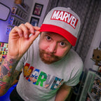 Produktbild Marvel - Logo Comic Heroes T-Shirt grau