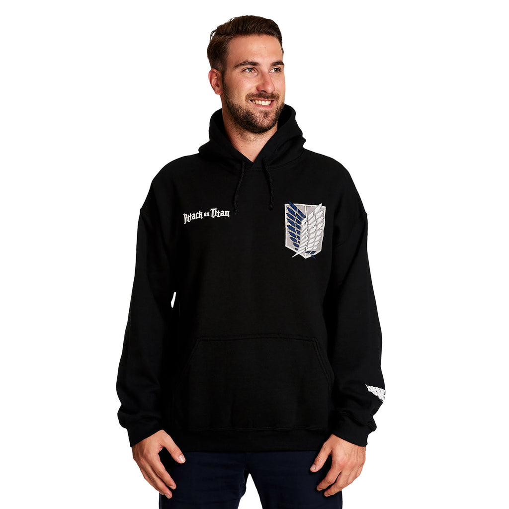Attack on Titan - Survey Corps Hoodie schwarz