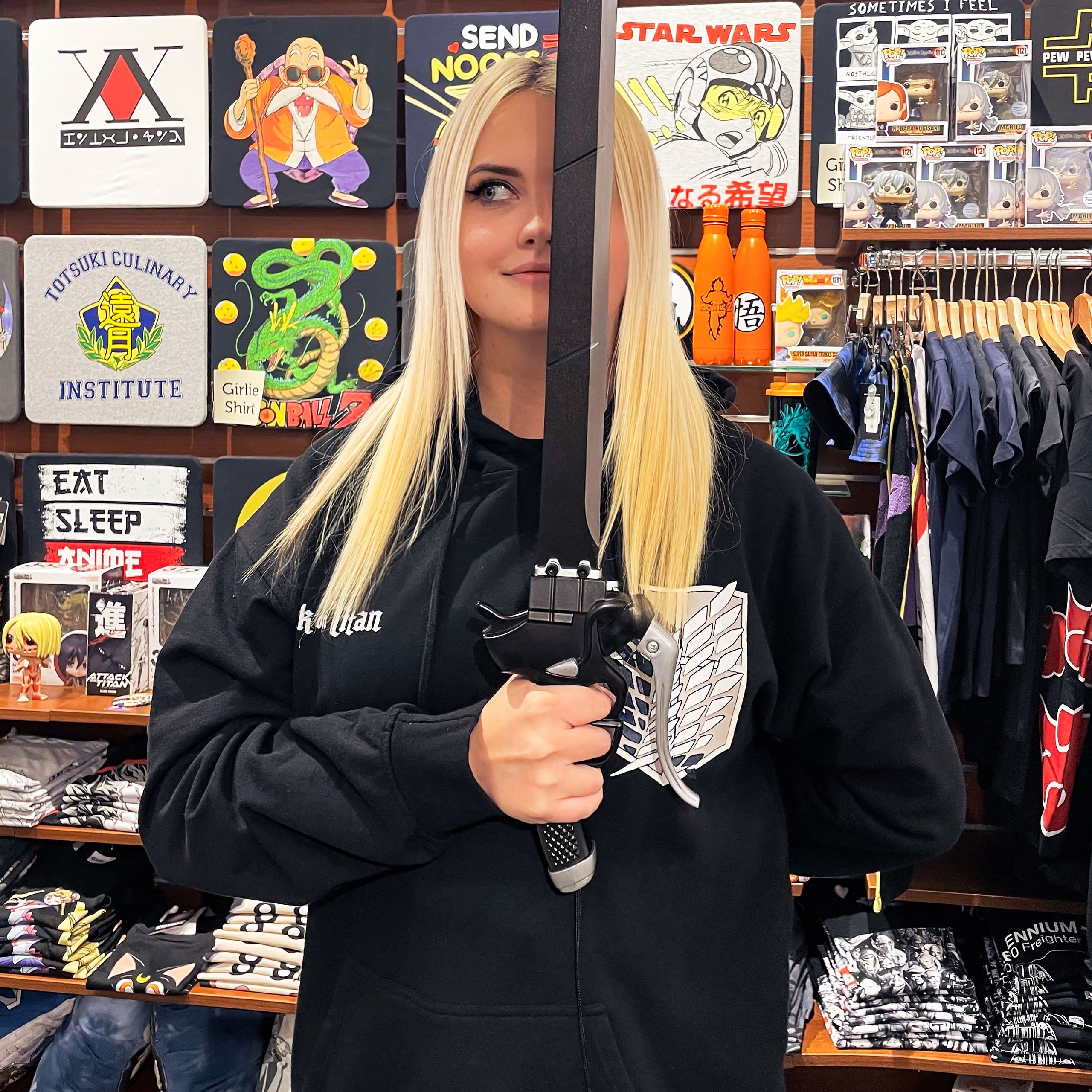 Produktbild Attack on Titan - Survey Corps Hoodie schwarz