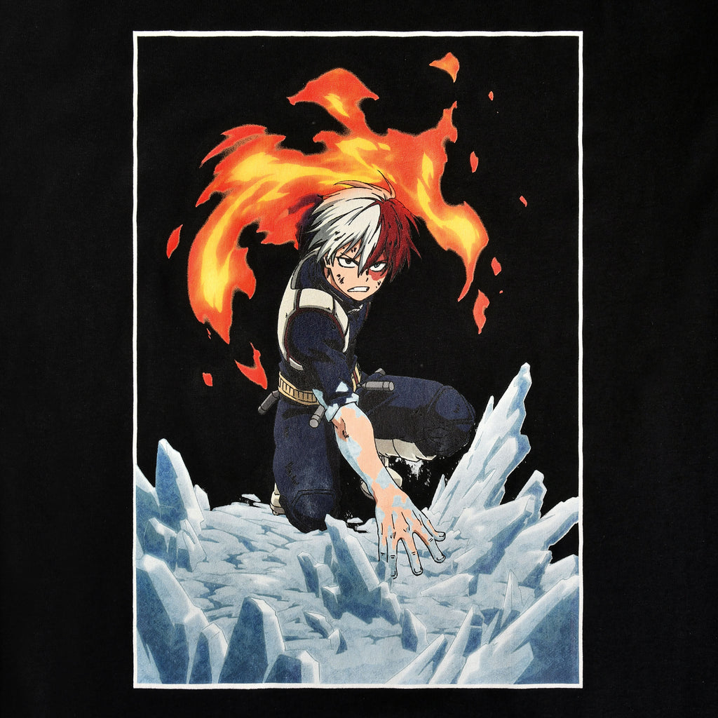 Produktbild My Hero Academia - Todoroki T-Shirt schwarz