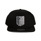 Produktbild Attack on Titan - Survey Corps Snapback Cap schwarz