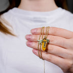 Produktbild Harry Potter - Hufflepuff Wappen Kette