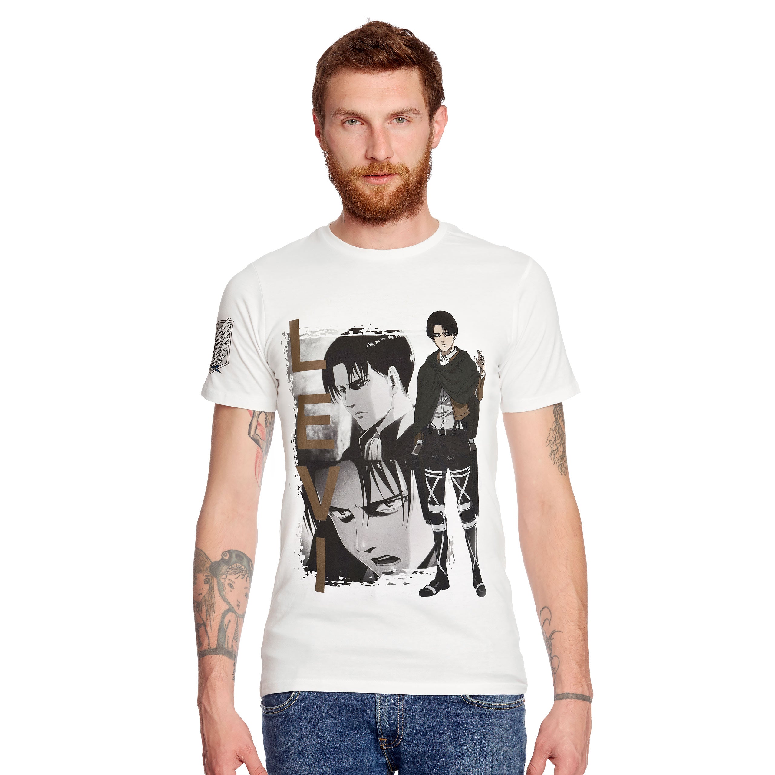 Produktbild Attack on Titan - Levi Ackerman T-Shirt weiß