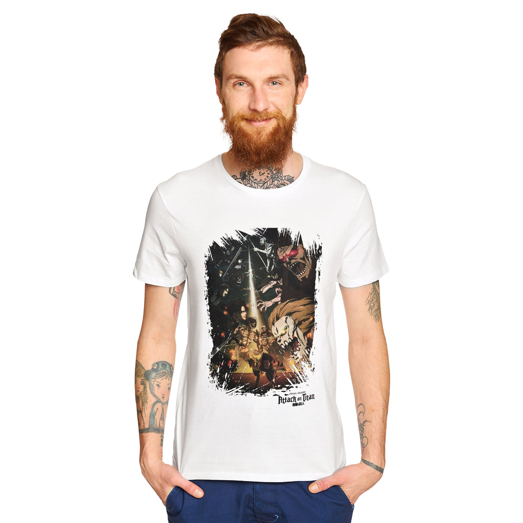 Attack on Titan - Season 4 T-Shirt weiß