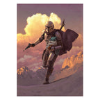 Produktbild Mando mit Grogu Fototapete - Star Wars The Mandalorian