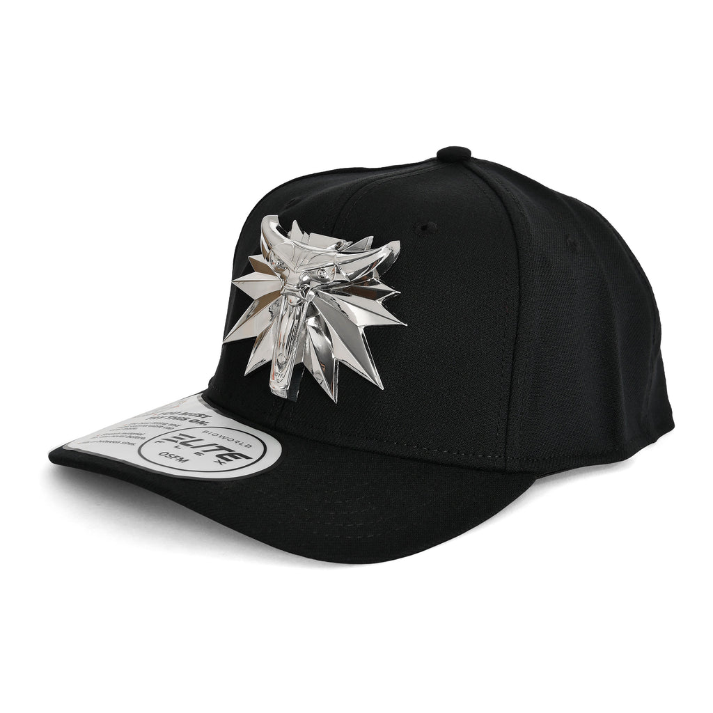 Produktbild Witcher - Wolf Medaillon Basecap schwarz