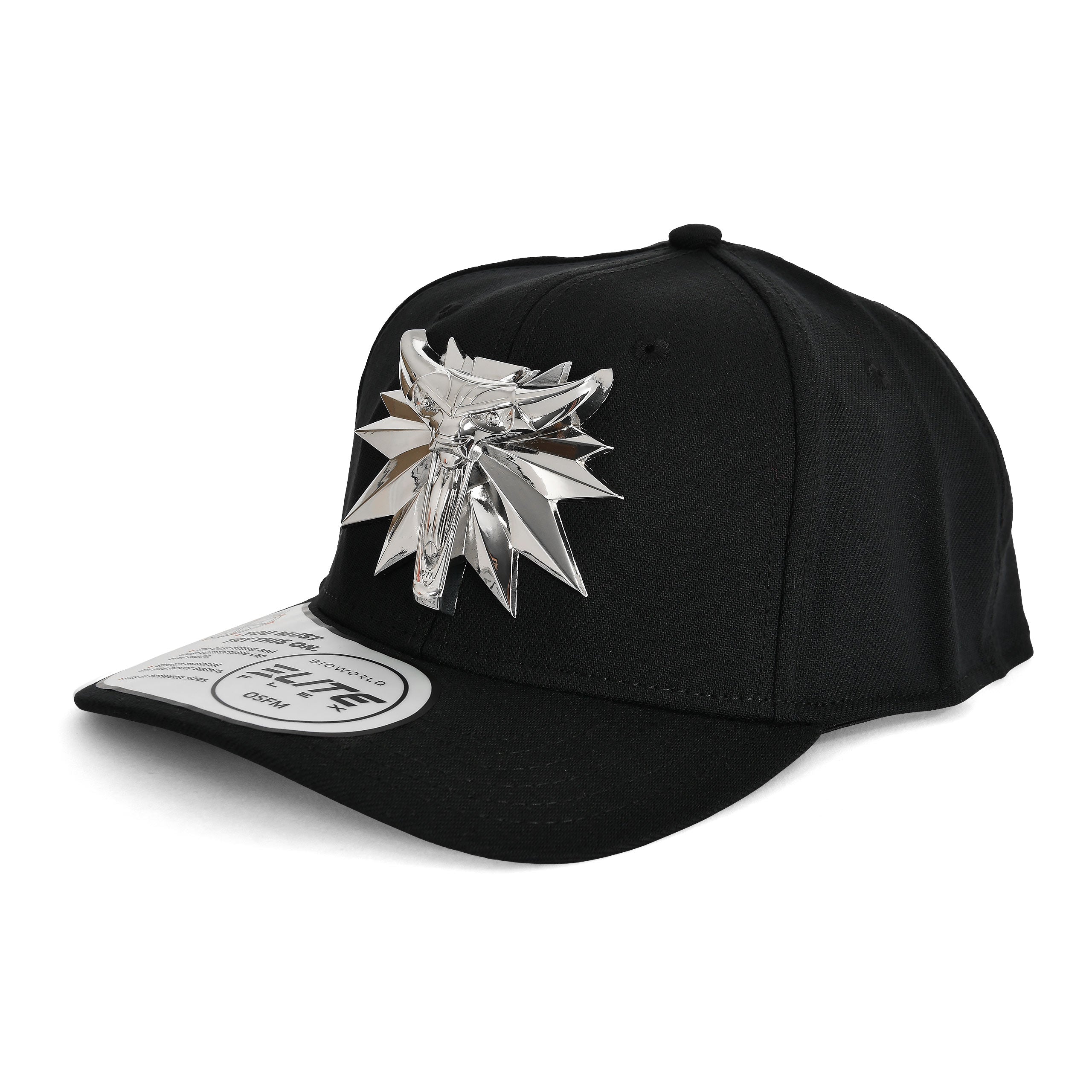 Produktbild Witcher - Wolf Medaillon Basecap schwarz