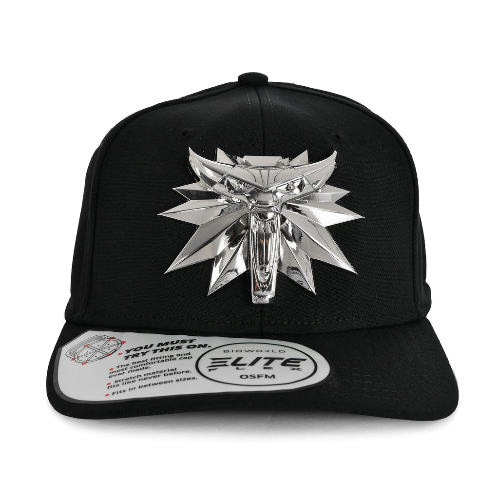 Produktbild Witcher - Wolf Medaillon Basecap schwarz