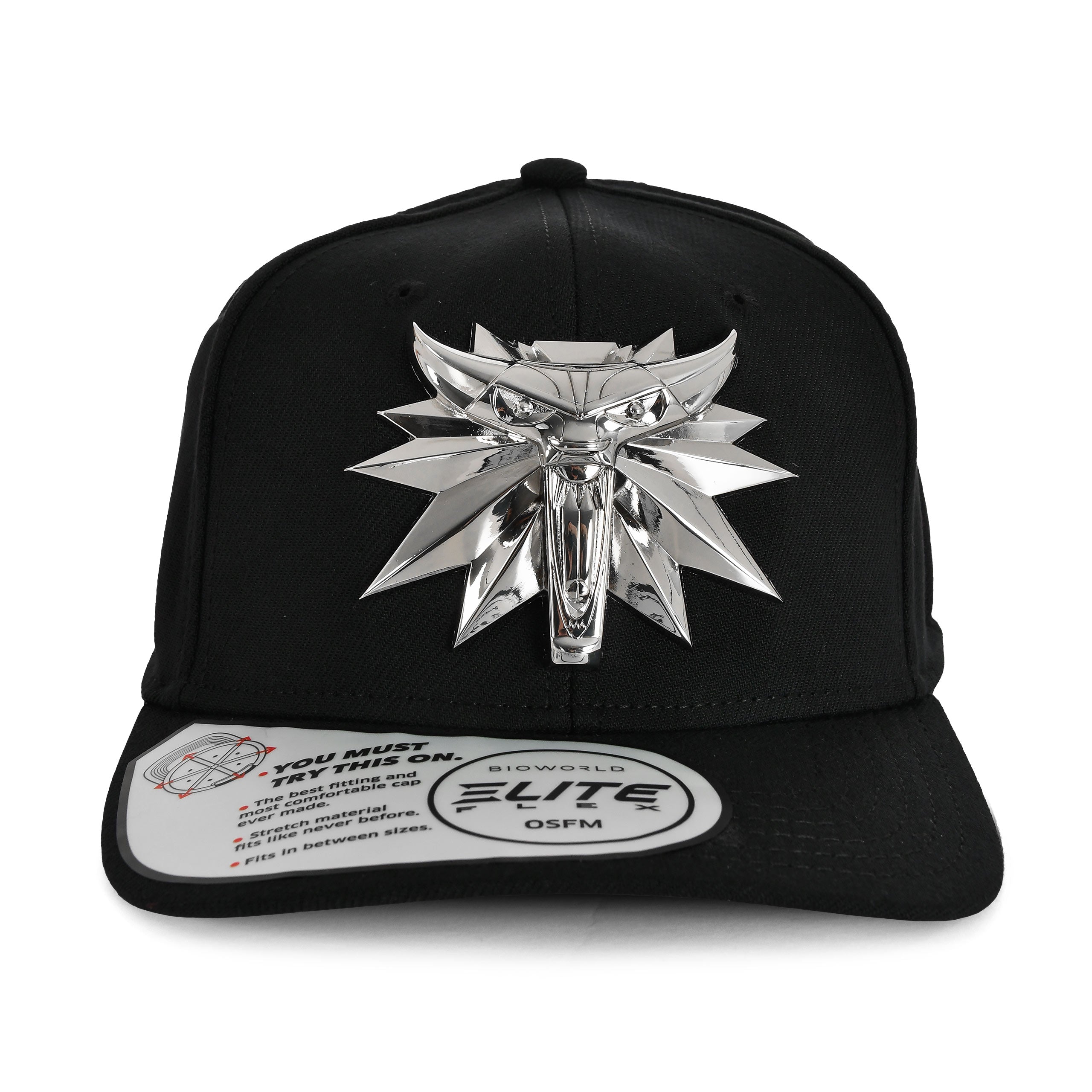 Produktbild Witcher - Wolf Medaillon Basecap schwarz