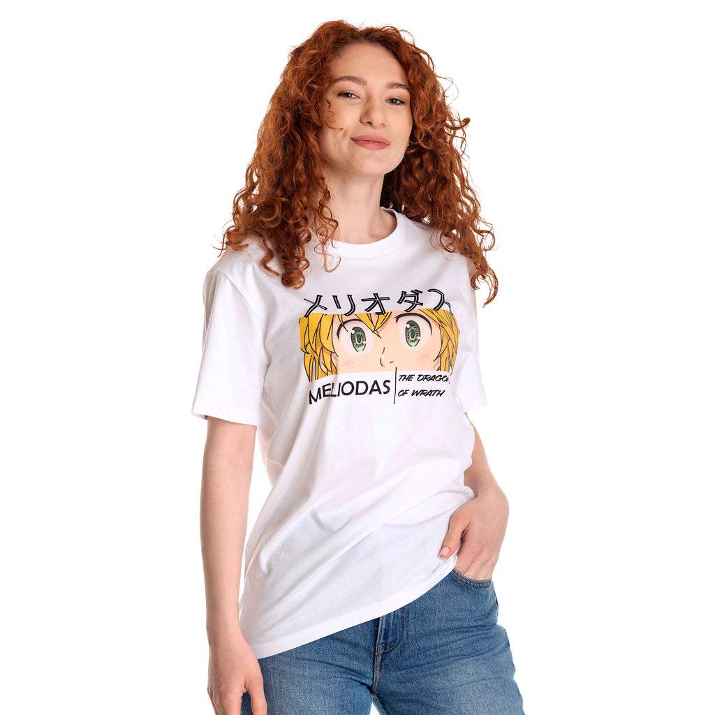 Seven Deadly Sins - Meliodas T-Shirt Damen weiß
