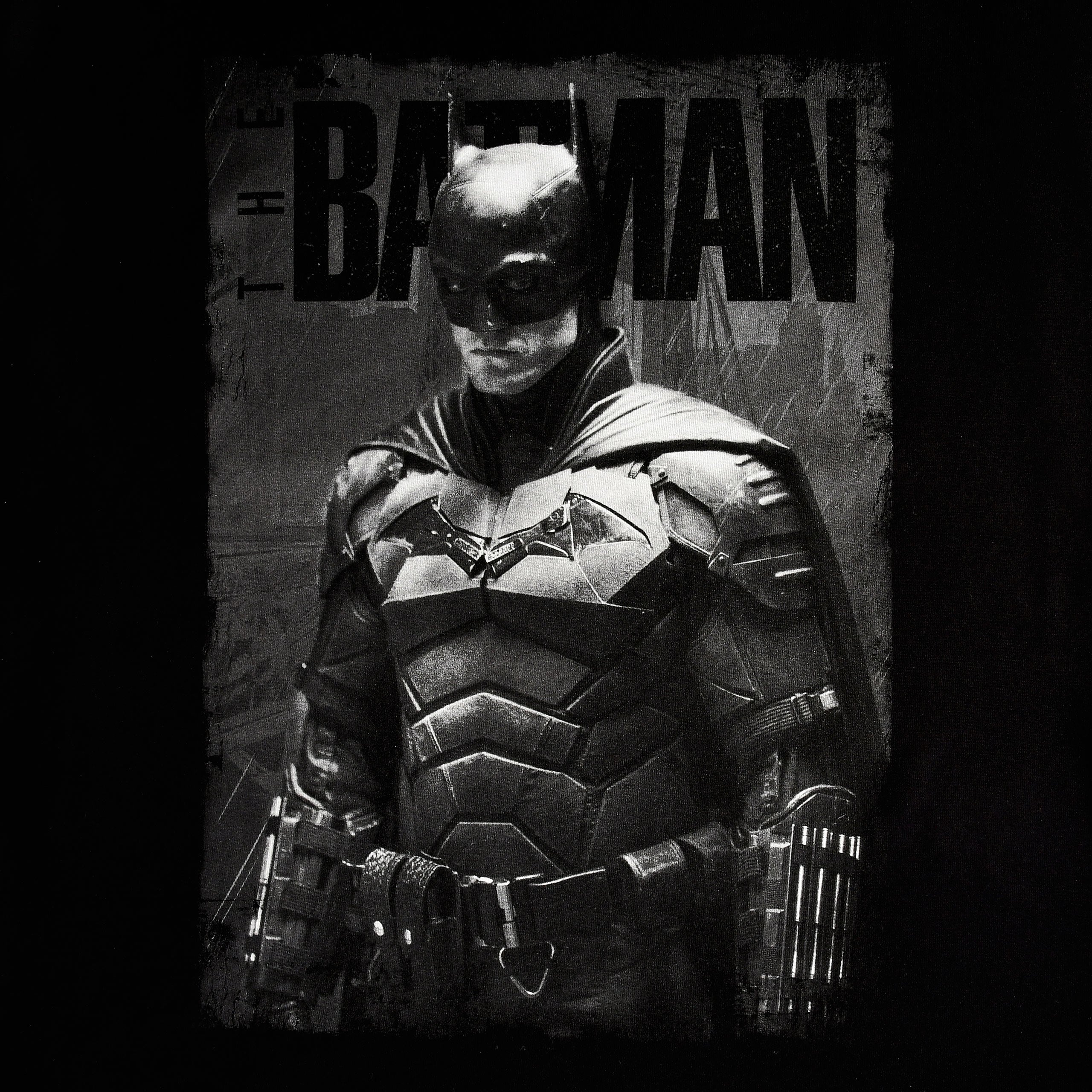 Produktbild The Batman - Monochrome Poster T-Shirt schwarz