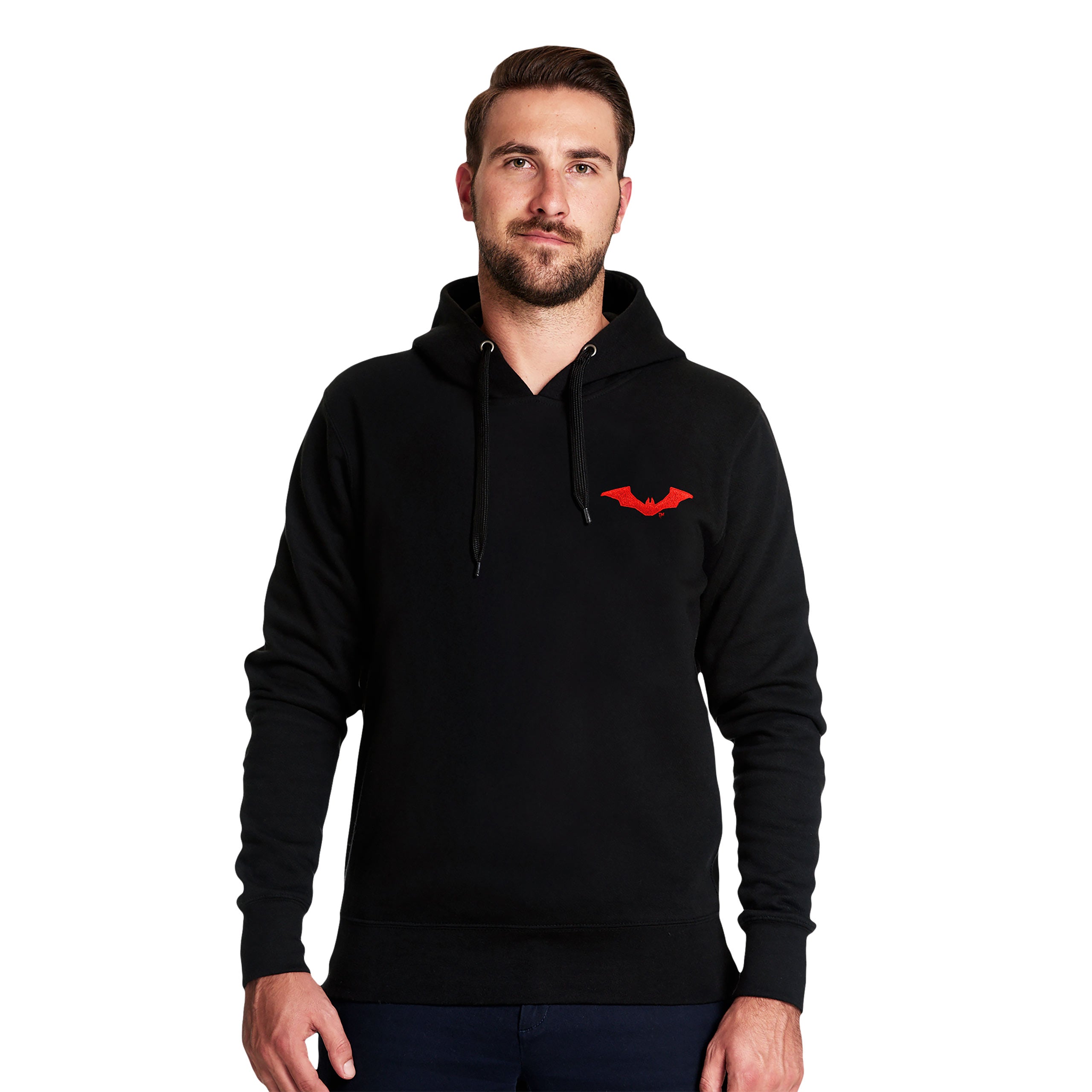 Produktbild The Batman Logo Hoodie schwarz