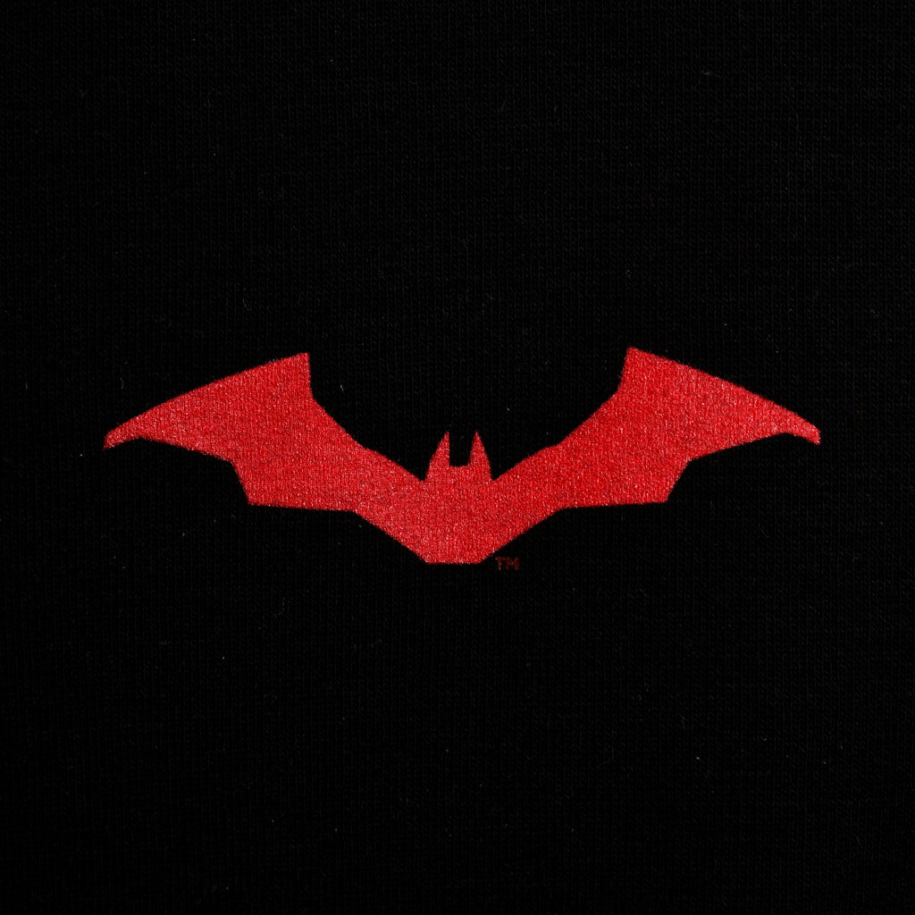 Produktbild The Batman Logo Hoodie schwarz-rot