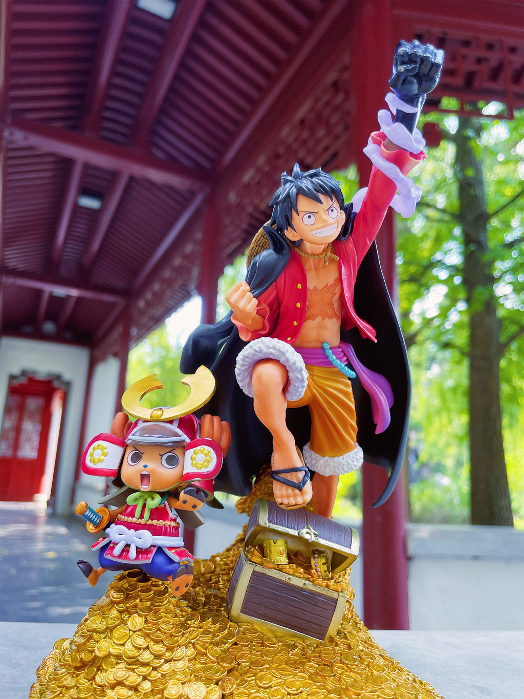 Produktbild One Piece - Luffy mit Chopper Figur