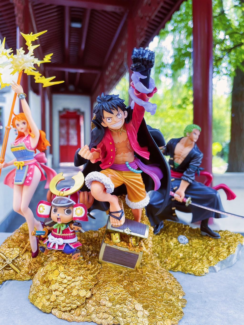 Produktbild One Piece - Luffy mit Chopper Figur