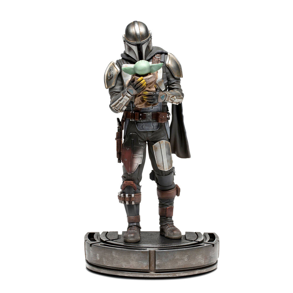 Produktbild Mando mit Grogu BDS Art Scale Deluxe Statue - Star Wars The Mandalorian