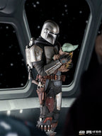 Produktbild Mando mit Grogu BDS Art Scale Deluxe Statue - Star Wars The Mandalorian
