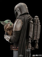 Produktbild Mando mit Grogu BDS Art Scale Deluxe Statue - Star Wars The Mandalorian