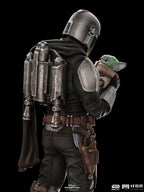 Produktbild Mando mit Grogu BDS Art Scale Deluxe Statue - Star Wars The Mandalorian