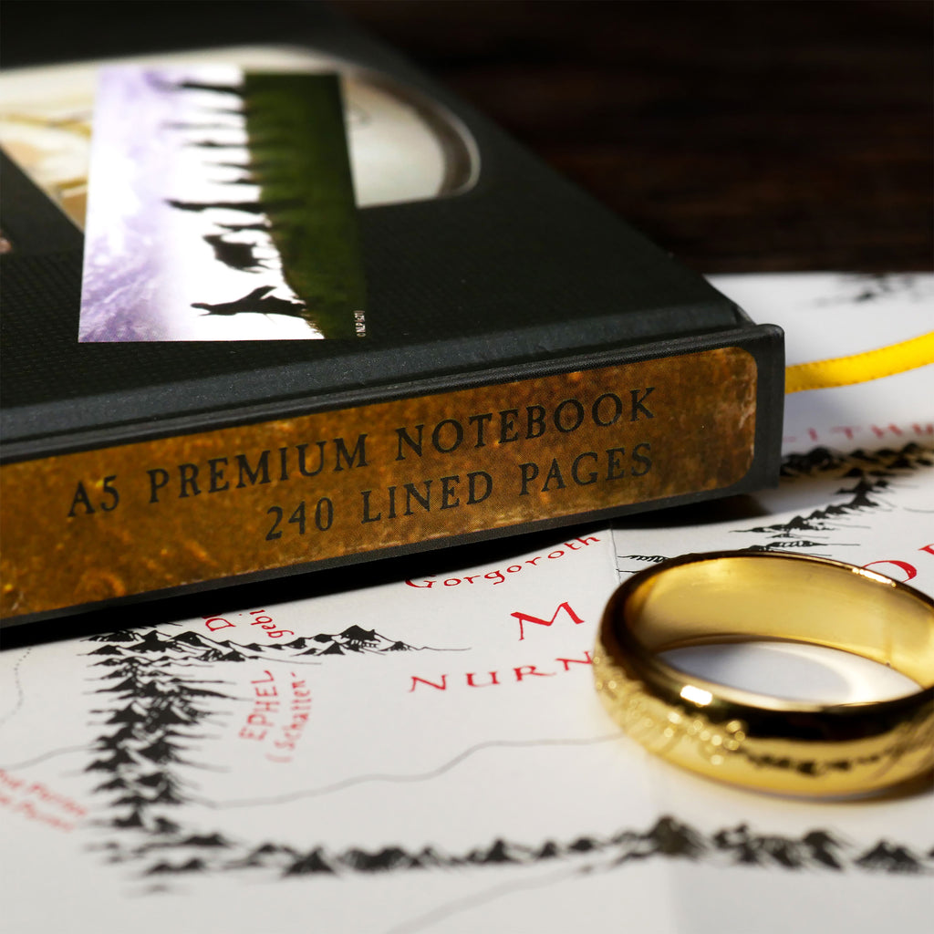 Produktbild Der Herr der Ringe - Trilogie VHS Premium Notizbuch A5