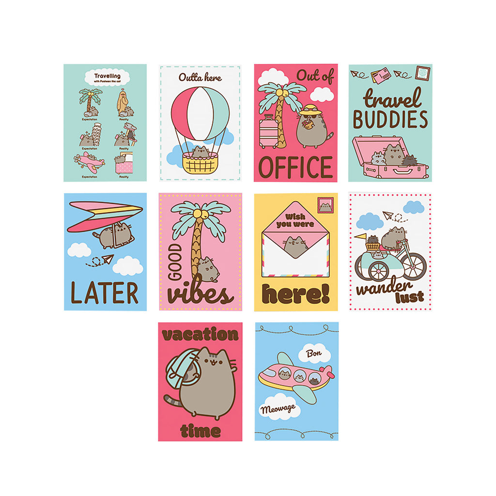 Produktbild Pusheen - Reise Postkarten 10er Set
