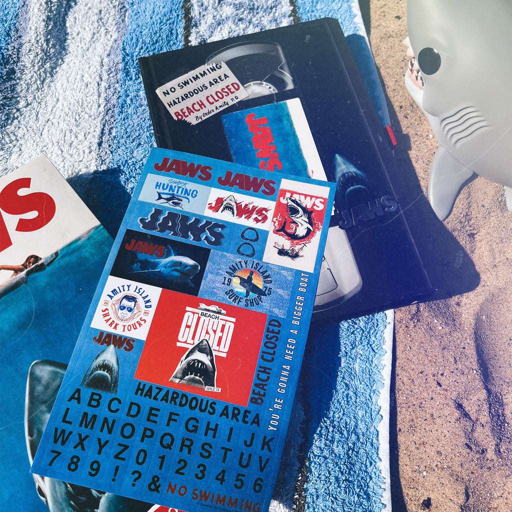 Produktbild Der weiße Hai - Beach Closed VHS Premium Notizbuch A5