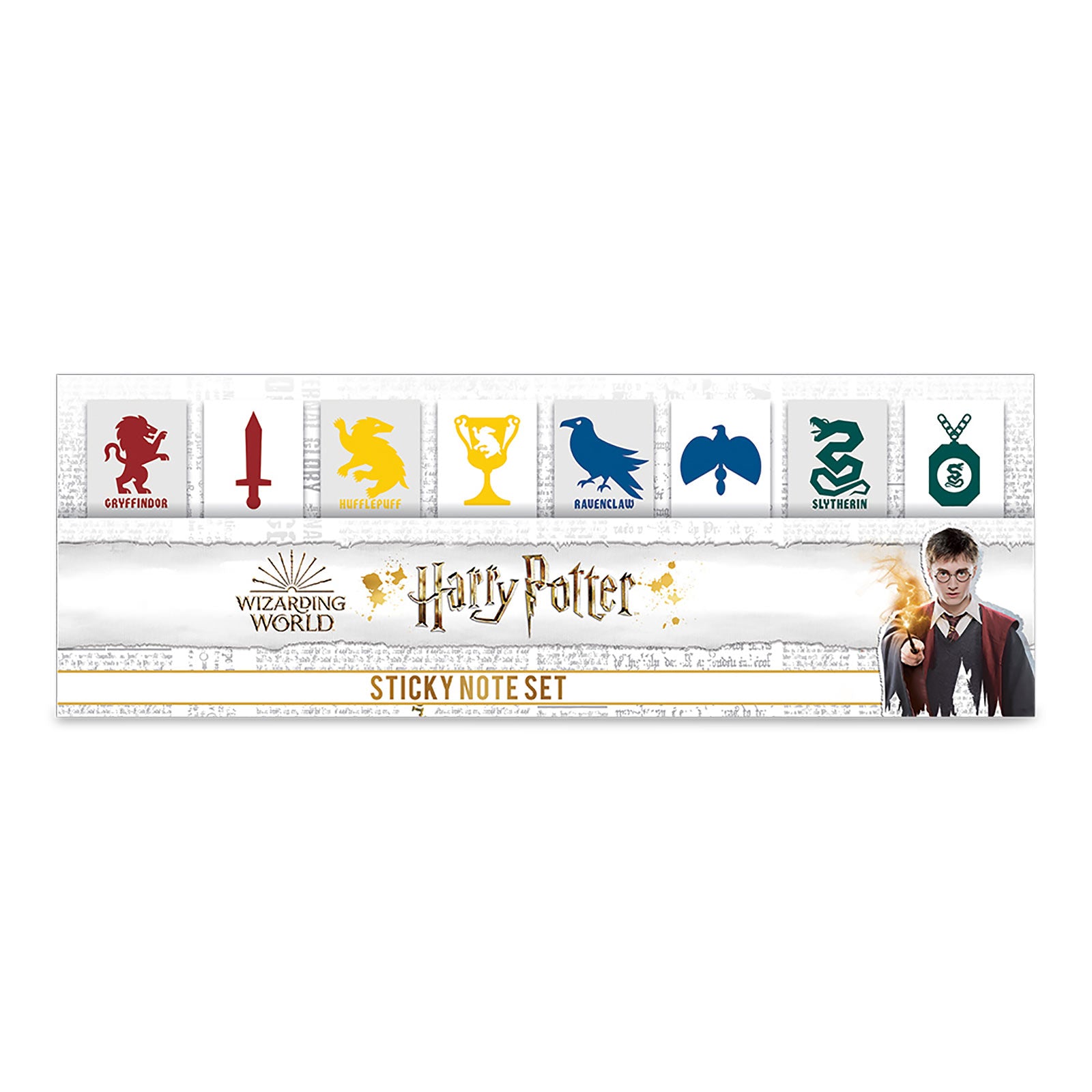 Produktbild Harry Potter - Häuserwappen Haftnotizen 8er Set