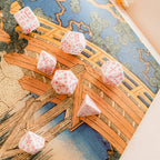 Produktbild Japanese - Cherry Blossom Petals RPG Würfel Set 7tlg
