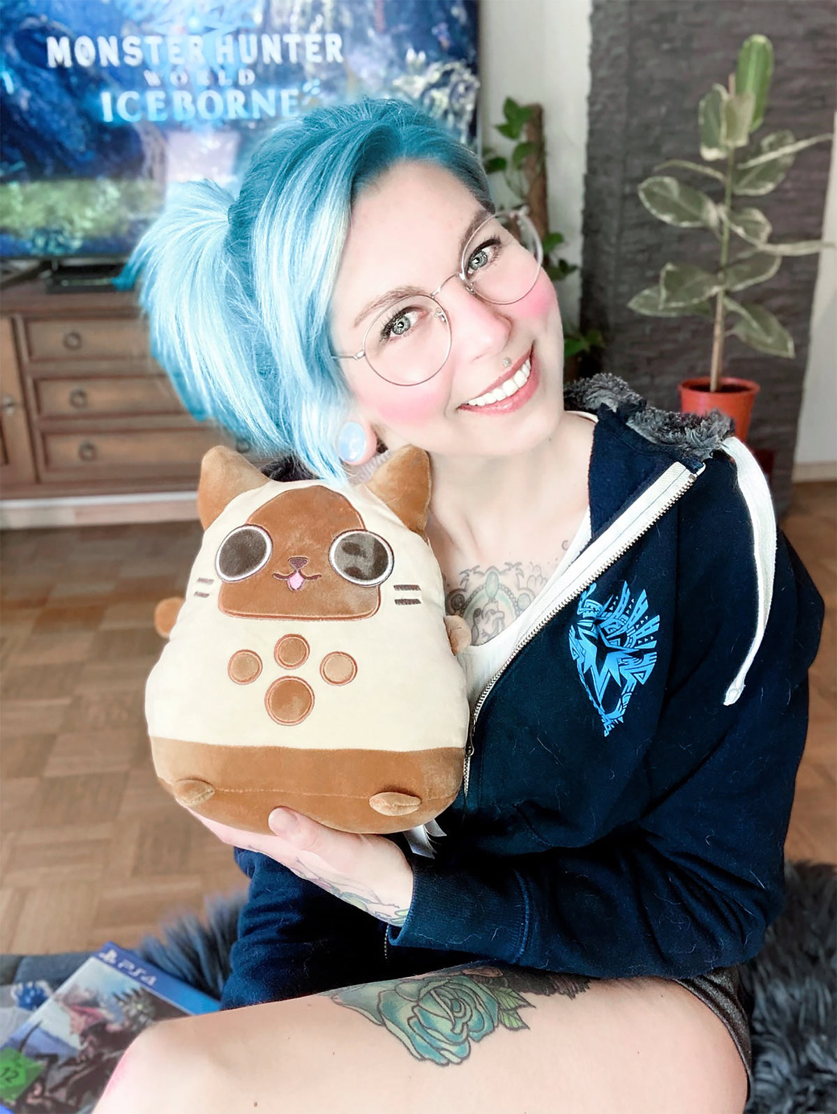 Produktbild Monster Hunter - Palico Smoosh Plüsch Figur 26,5 cm
