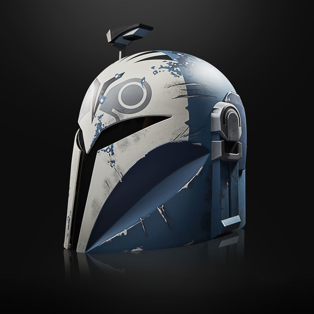 Produktbild Bo-Katan Premium Helm Replik Re-Armored mit Lichteffekten - Star Wars The Mandalorian