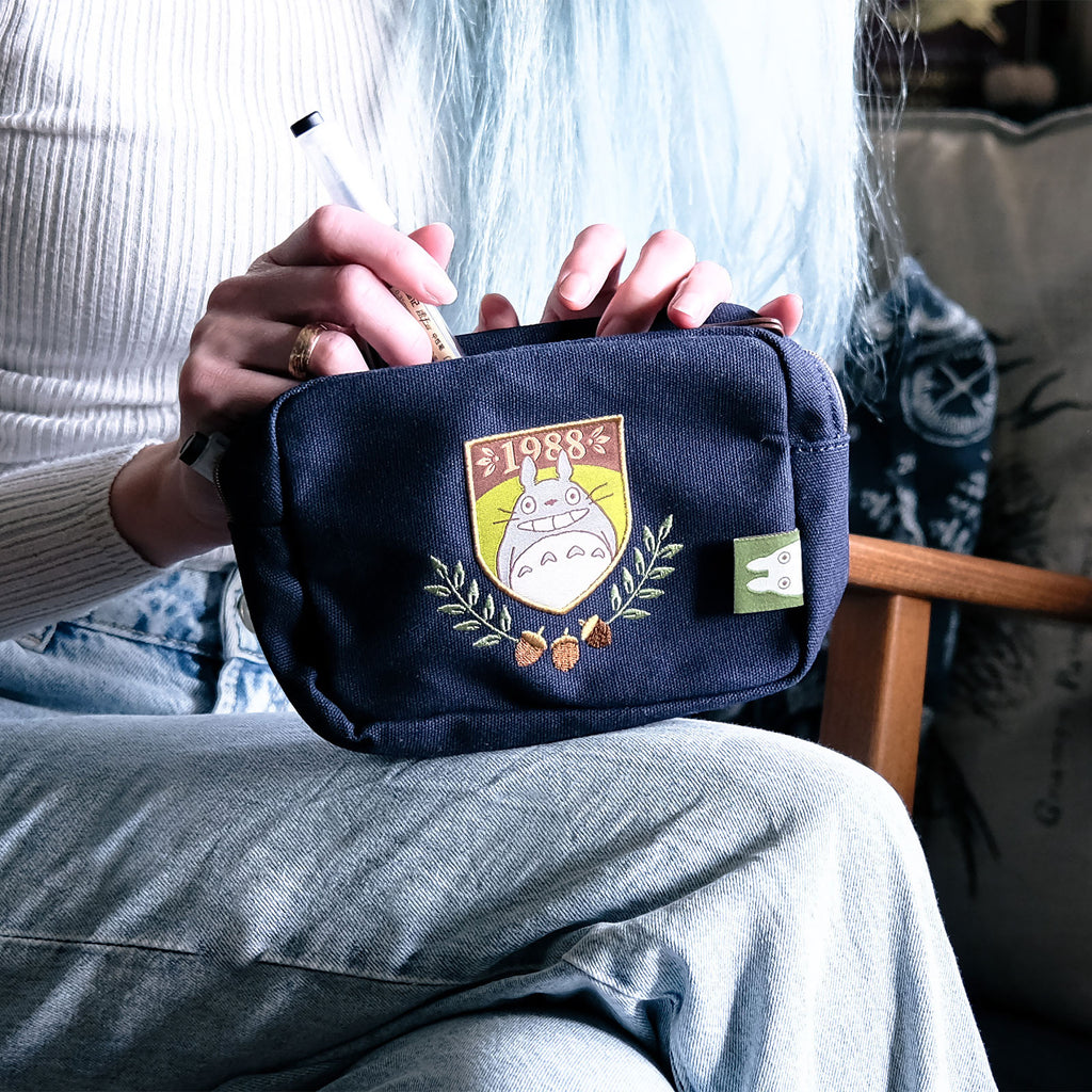 Totoro Kosmetiktasche blau
