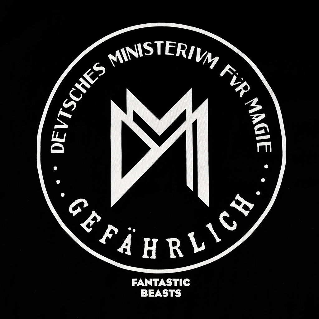 Produktbild Deutsches Ministerium für Magie T-Shirt schwarz - Phantastische Tierwesen