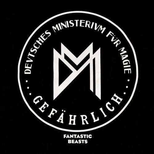 Produktbild Deutsches Ministerium für Magie T-Shirt schwarz - Phantastische Tierwesen